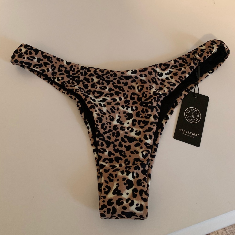 Brand new cheetah cheeky bikini bottomsNWT